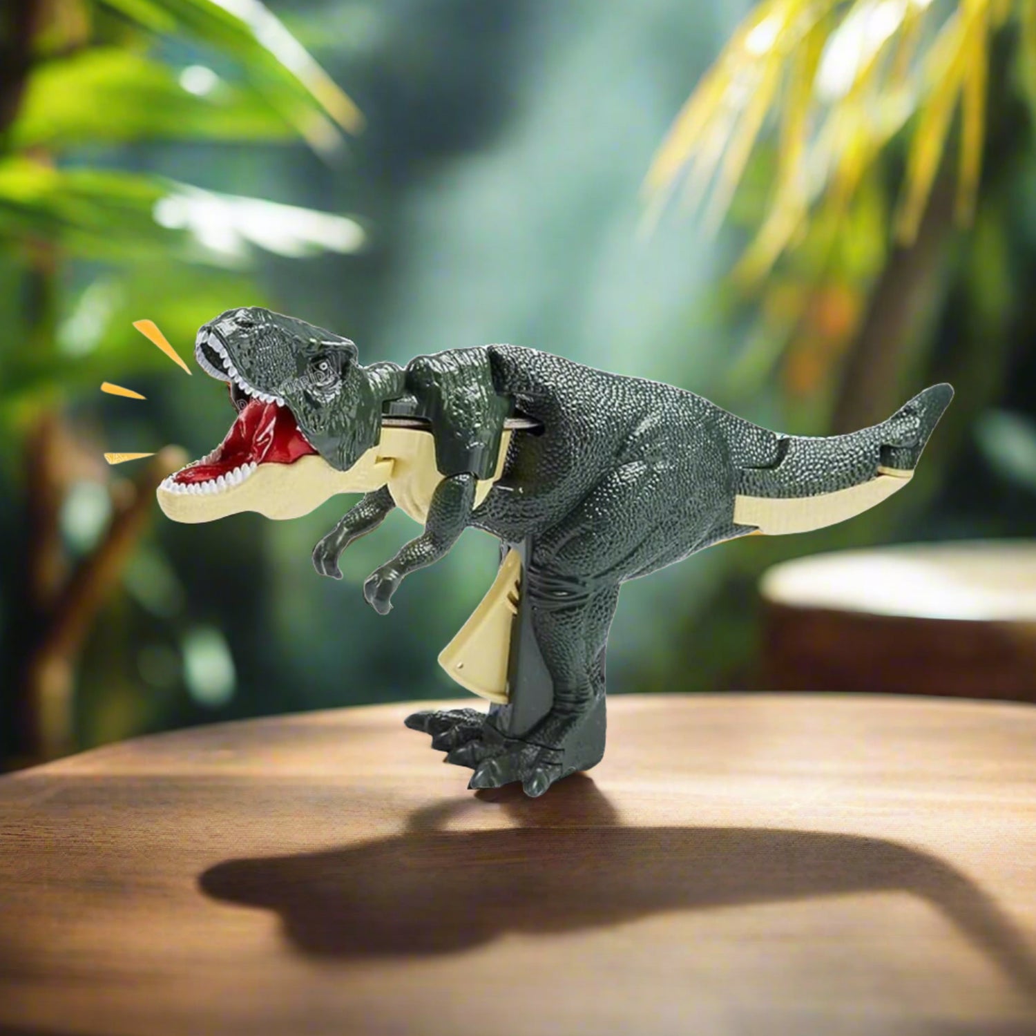 Dinosaur Roaring Toys Trigger, Dinosaurs Toys with Dinosaur Sound Lighting Model Vibrating Head Moving (3 + Years / 1 Pc)