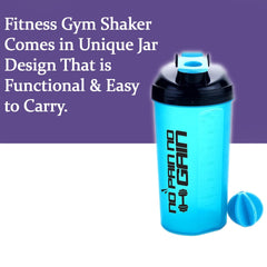 Shaker bottle with powder storage for protein shakes