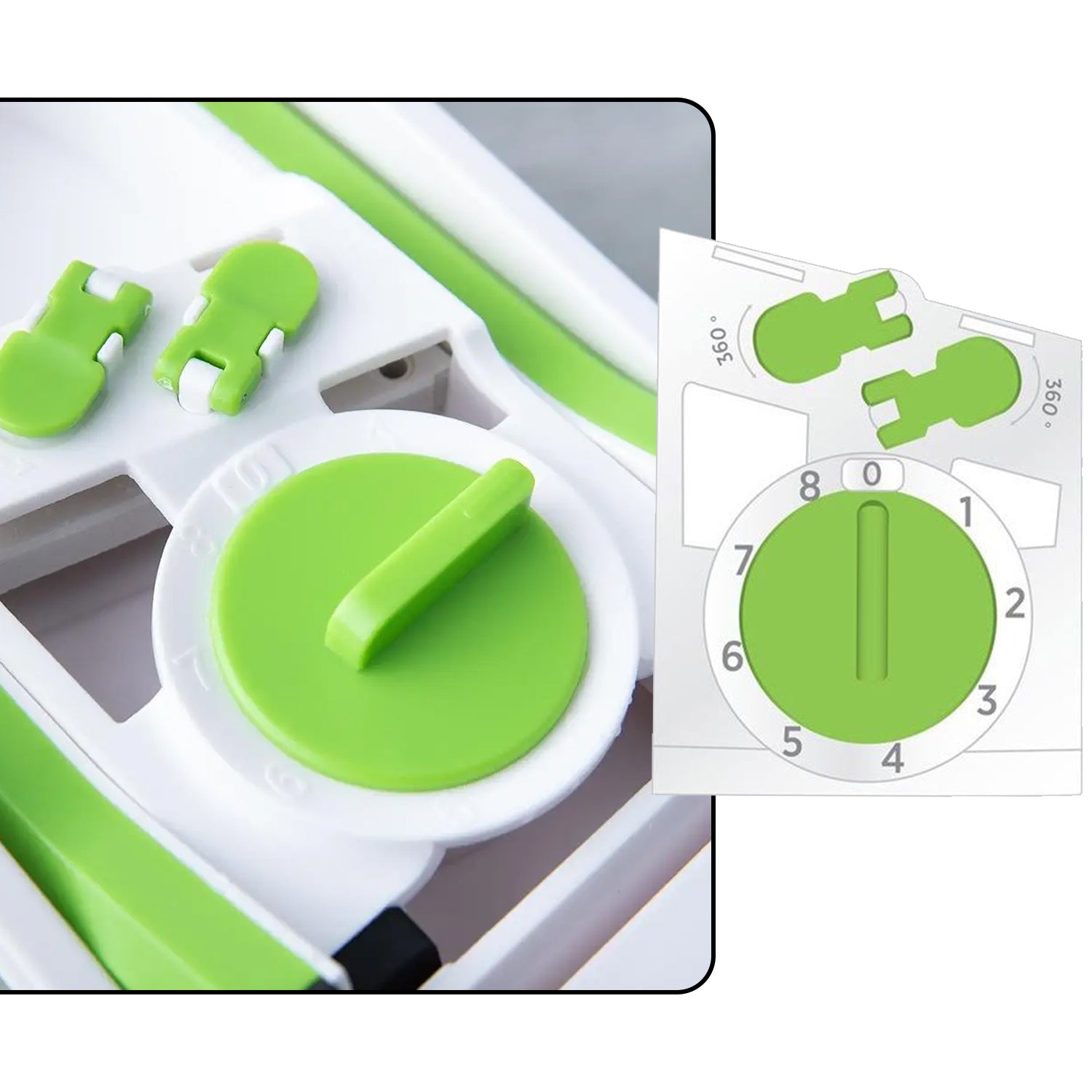 MULTI FUNCTIONAL TIME SAVING ADJUSTABLE HAND PRESS VEGETABLES CHOPPER