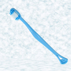 2 in 1 Soft Toothbrush and Tongue With Toothbrush Cover Cleaner Scraper for Men and Women, Kids, Adults Plastic Toothbrush Cover / Case / Holder (1 Pc)