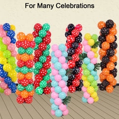 Bulk pack of 100 balloons for festive occasions, vibrant colors.