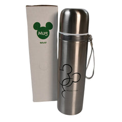 Sleek 500ml stainless steel vacuum bottle