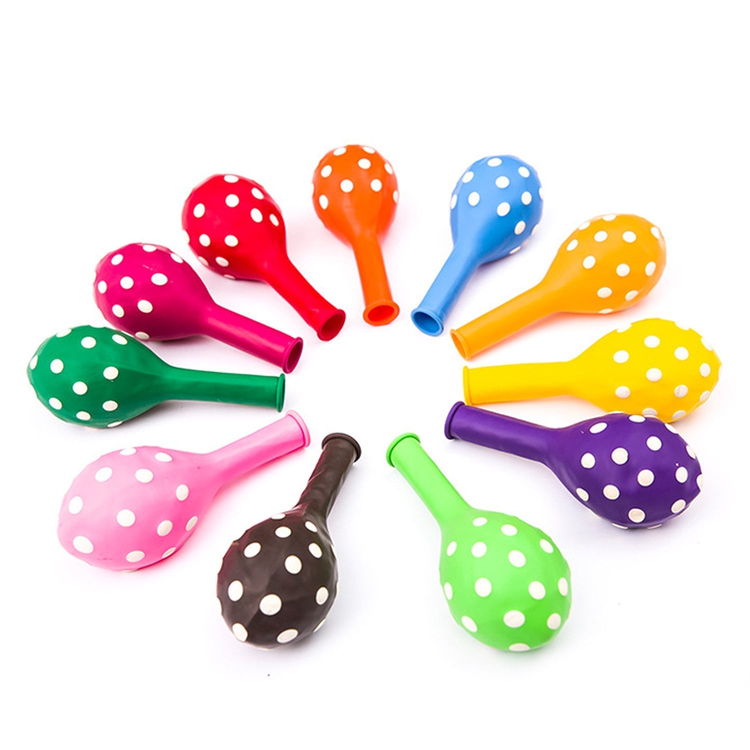 Assorted balloons in a pack of 100, perfect for party decorations.