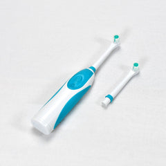 Front view of electric toothbrush for adults and teens.