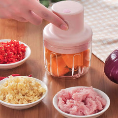 250ml electric garlic chopper with lid and blade