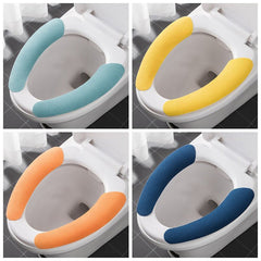 Toilet Seat Cover, Toilet Seat Cushion Soft and Warm Washable Toilet seat Cover Pads Comfortable