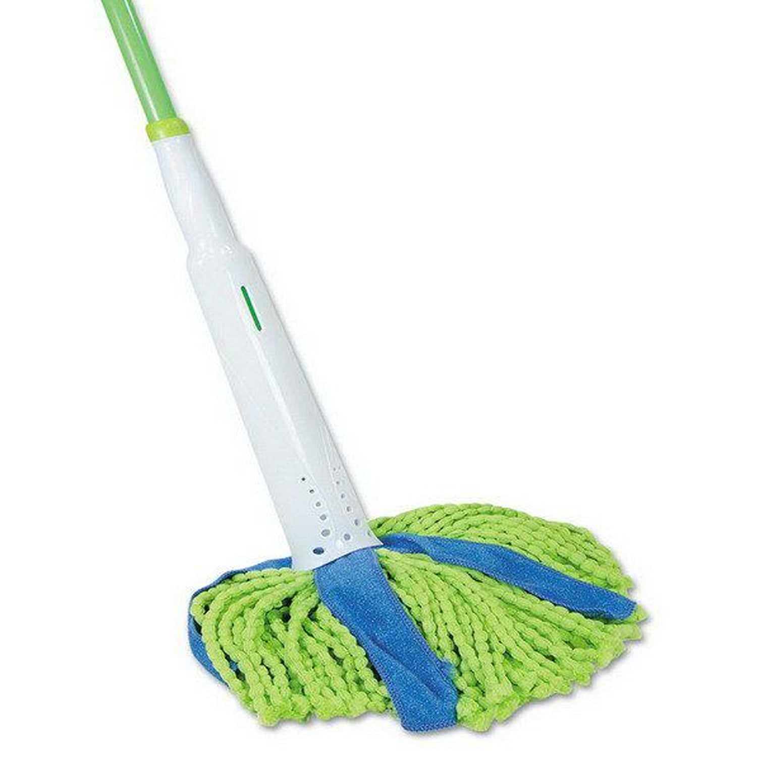 Practical broom fan for ceiling and floor cleaning, ideal for removing dust and debris.