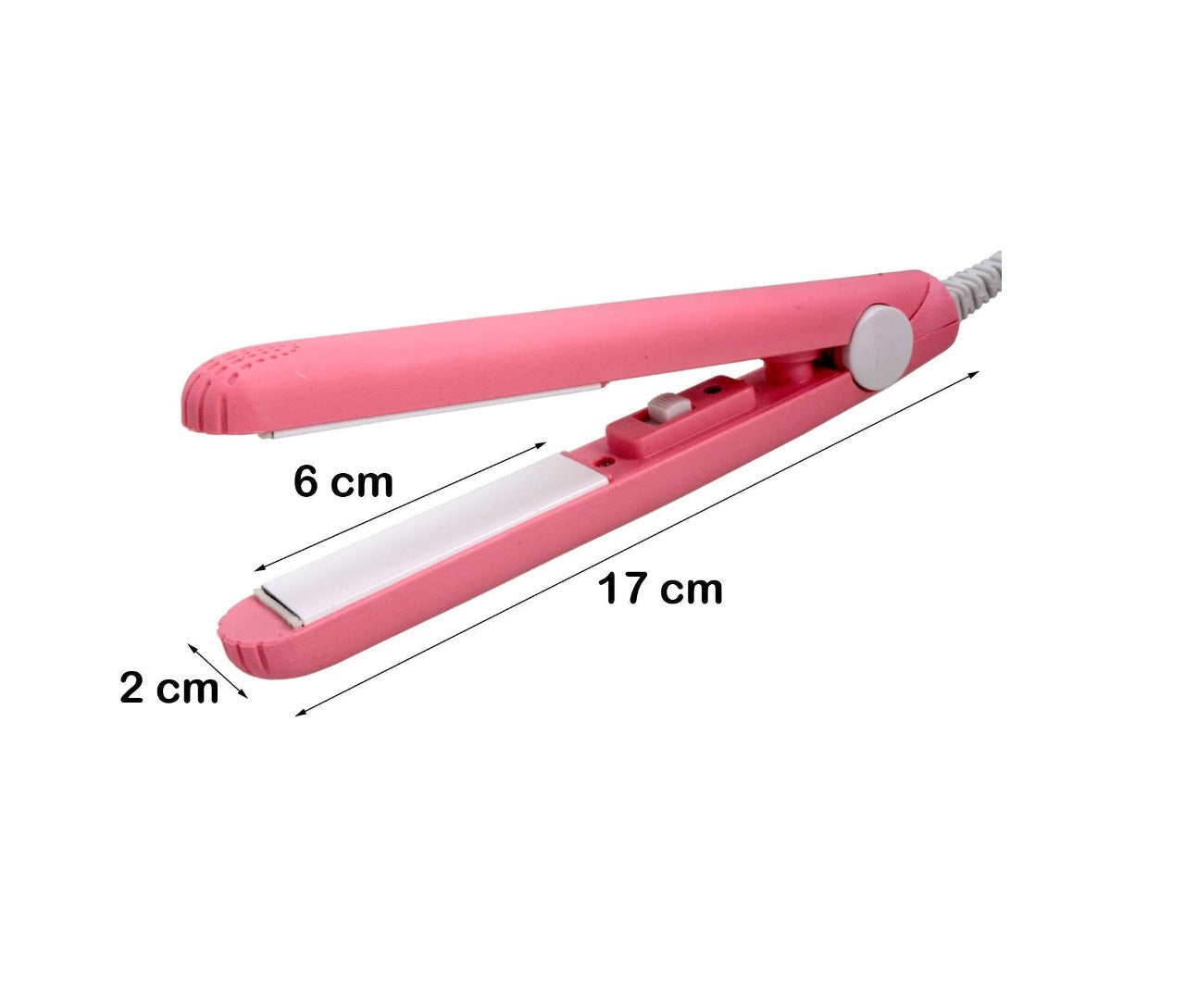 Beauty and Personal Care Professional Ceramic Plate Mini Hair Styler Straightener and Curler