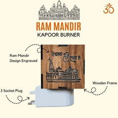 3-in-1 Ayodhya Ram Mandir Kapoor Burner