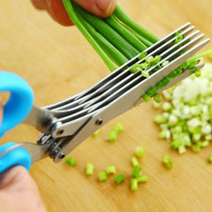 5-blade herb scissor