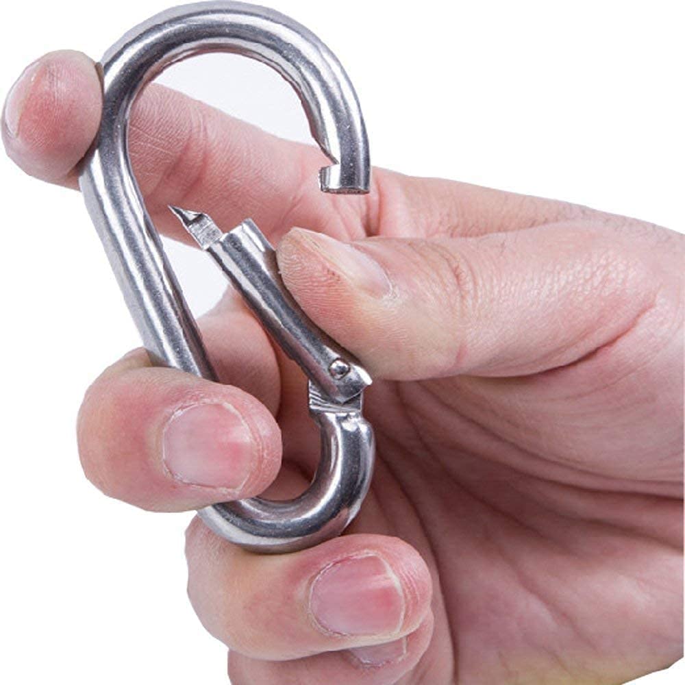 Heavy duty stainless steel keychain