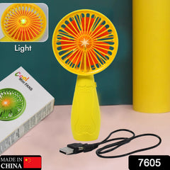 Portable handheld fan