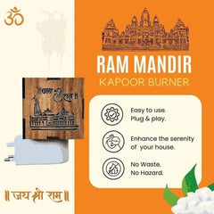 3-in-1 Ayodhya Ram Mandir Kapoor Burner