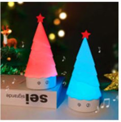 Christmas singing tree lamp