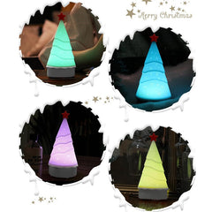 Christmas singing tree lamp