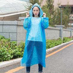 Full-length unisex raincoat for men and women