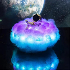 Cloud Astronaut Light Fluffy Lamp 3D Light Cloud (12 Colors & 366 Modes)