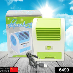 Portable Air Cooler-Rechargeable Personal with Duration Desk Cooling Fan USB/Battery Powered Desk PC Laptop Air Conditioner Cooler for Home, Bedroom, Travel, and Office