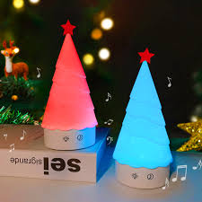 Christmas singing tree lamp