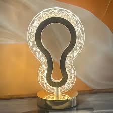 Oval LED Crystal Table lamp