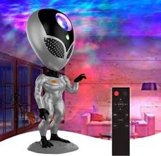 Aliens Star Lamp with Remote Control, Repeat Your Words Function, (AleinProjctr1876-480)