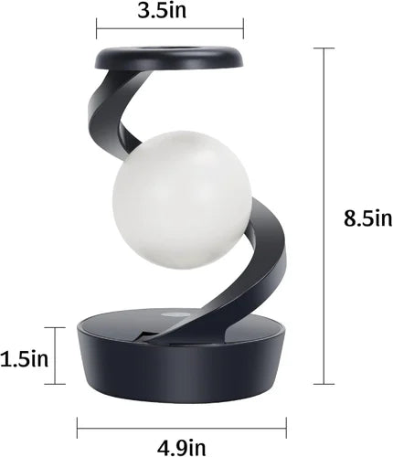 Rotating Suspension lamp with wireless charging