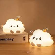 Silicone Cloud Rechargeable LED Night Lamp