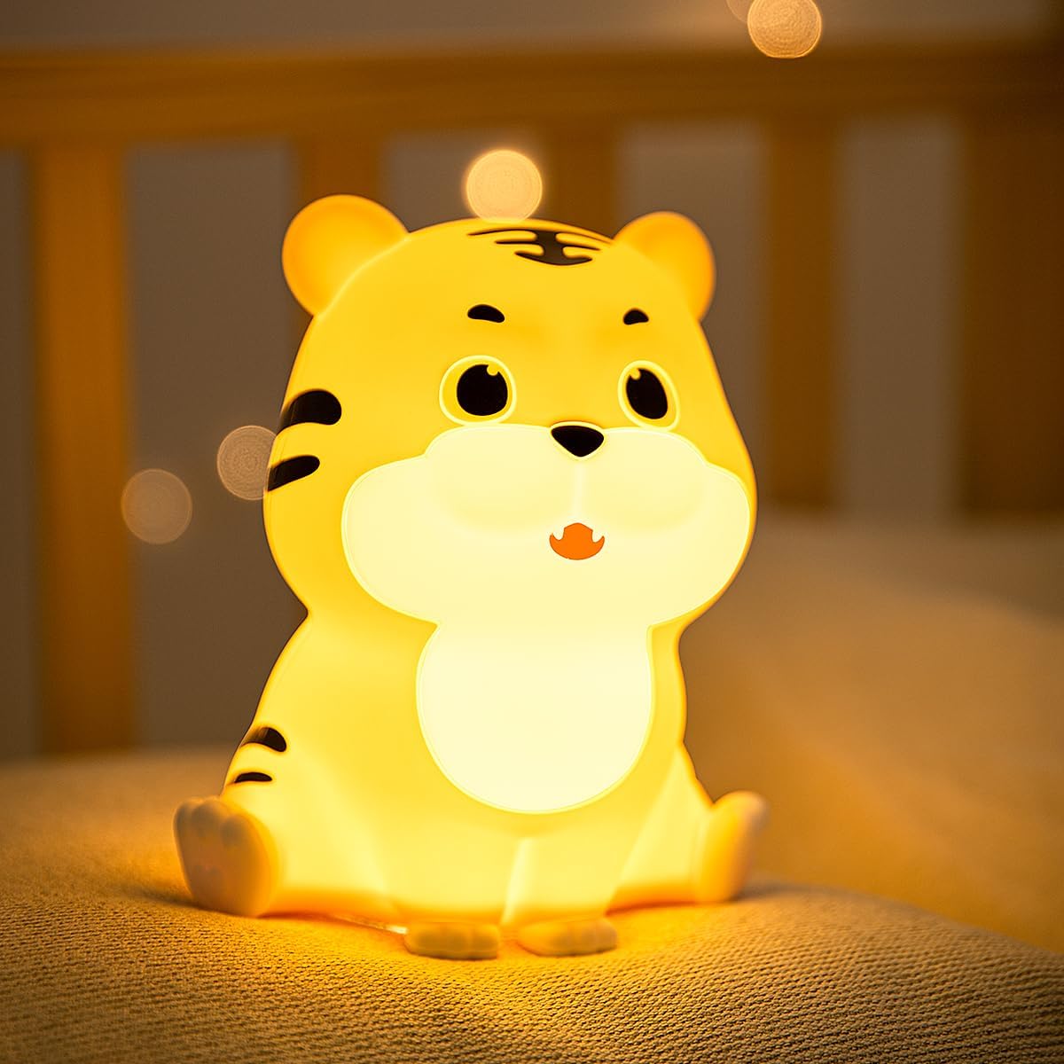 Silicone Baby Tiger Lamp