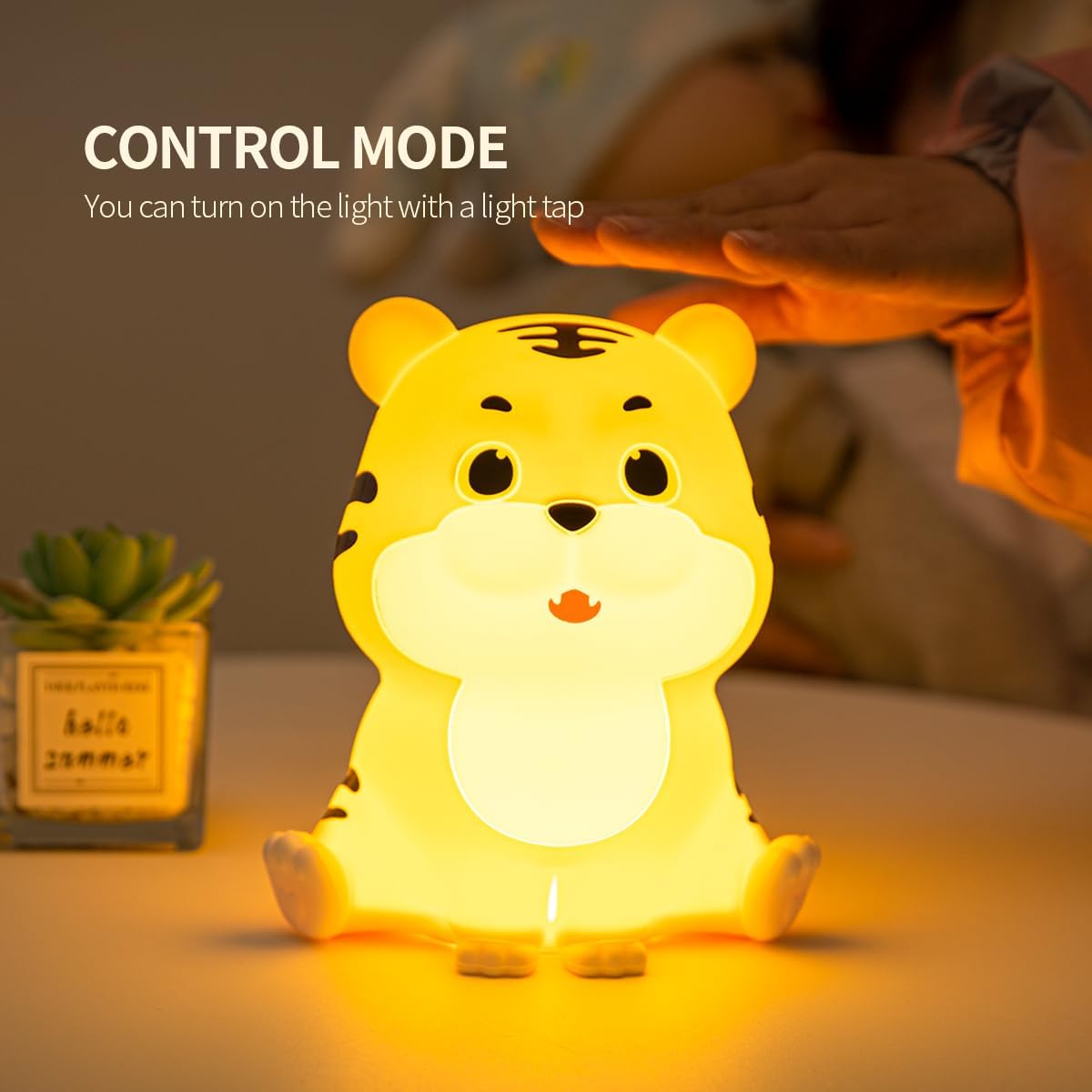 Silicone Baby Tiger Lamp